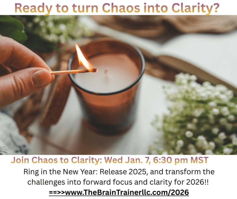 From Chaos to Clarity for 2026 - NLP Hypnosis, Life Coaching, Salt Lake ...